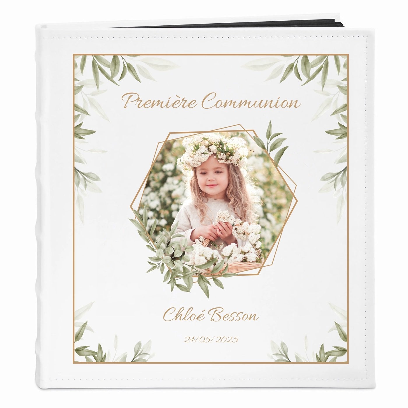 Murrano Personalized Photo Album for Girl's Communion