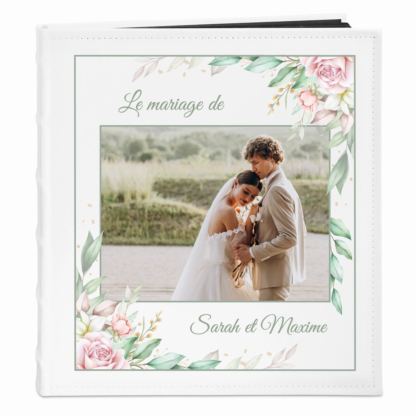 Álbum de fotos personalizado Murrano para parejas