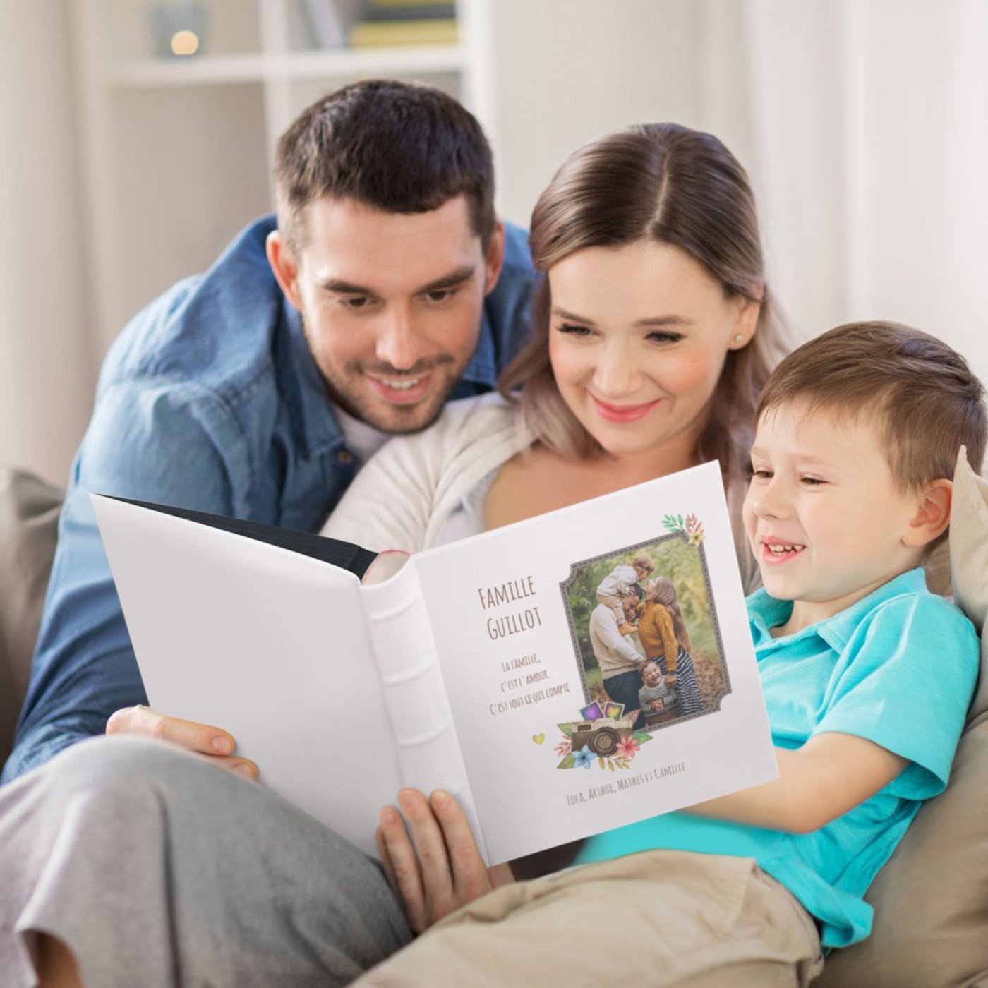 Murrano Personalized Photo Album for Couple's Housewarming