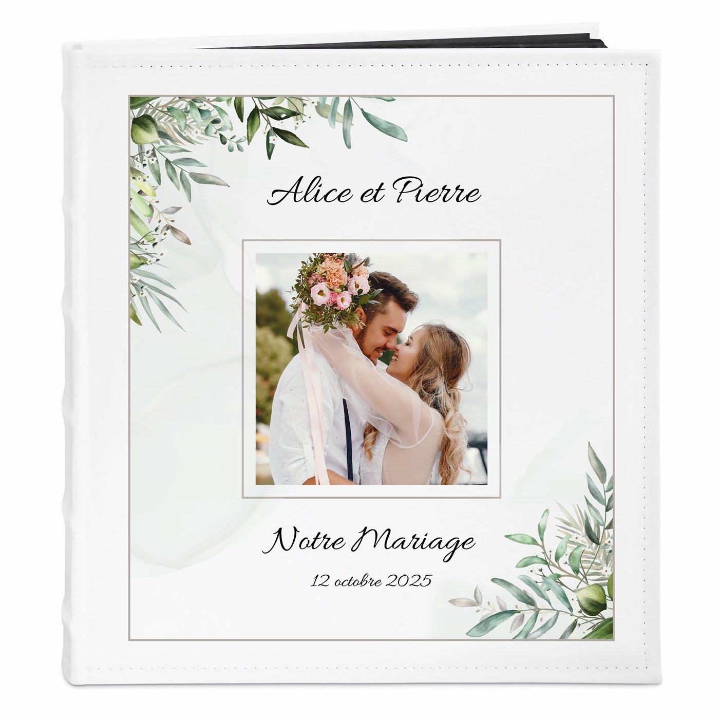 Álbum de fotos personalizado Murrano para parejas