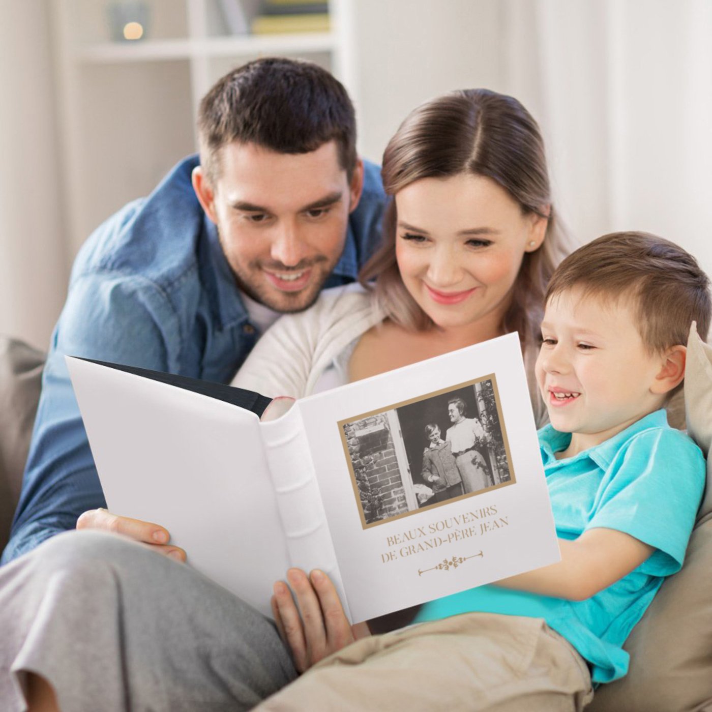 Murrano Personalized Photo Album for Grandpa