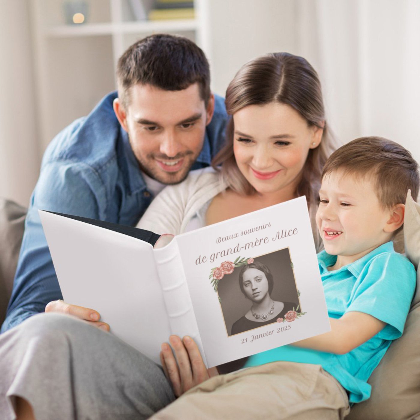 Murrano Personalized Photo Album for Mom