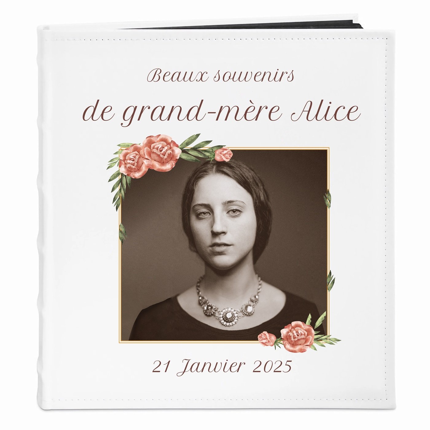 Álbum de fotos personalizado Murrano para Mamá