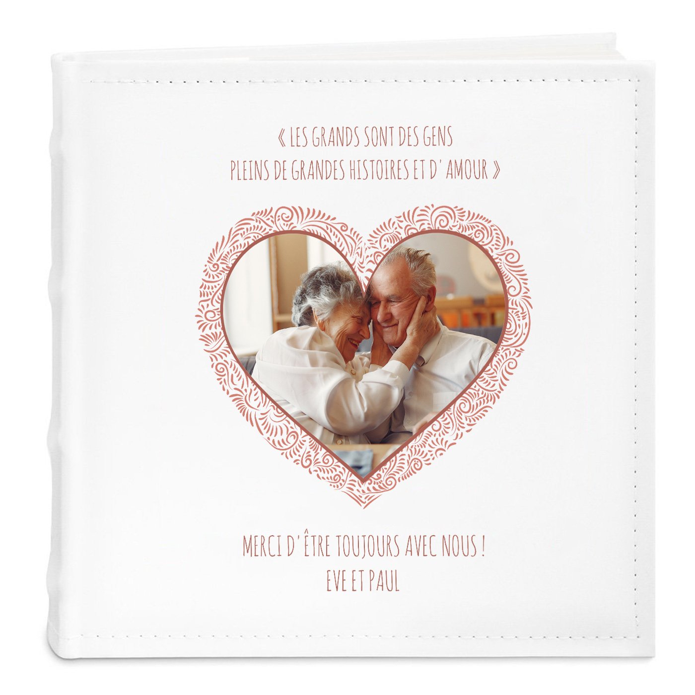 Murrano Personalized Photo Album for Grandparents' Wedding Anniversary