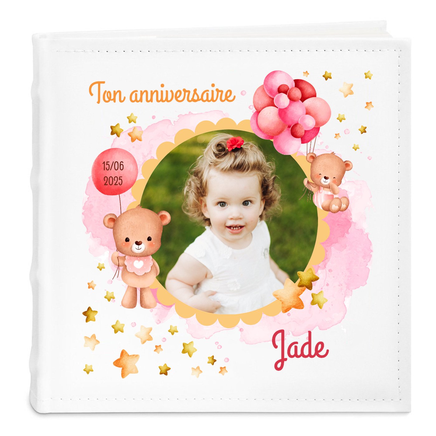 Murrano Personalized Photo Album for Nephew's Baptism