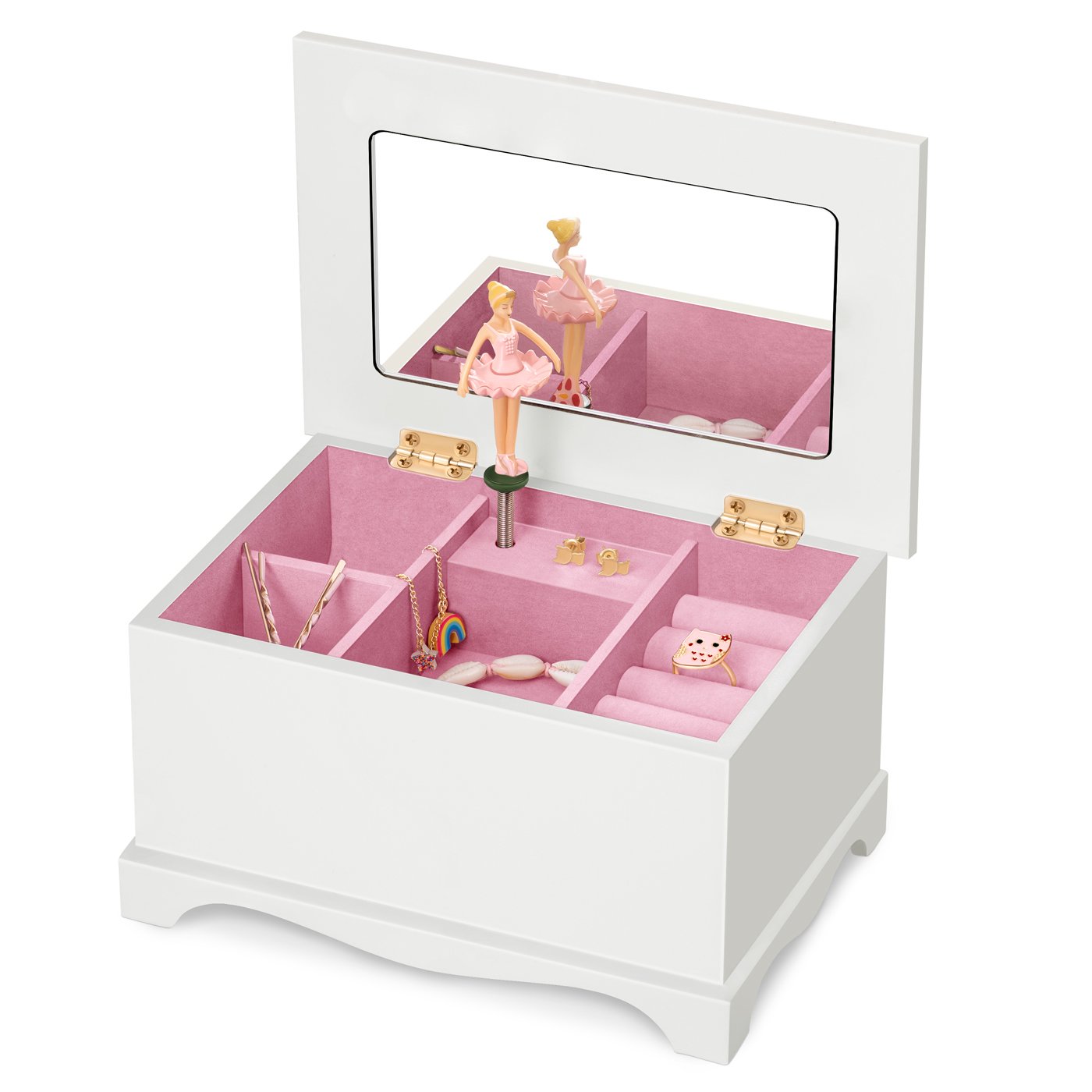 Murrano Personalized Musical Jewelry Box with Photo for Niece