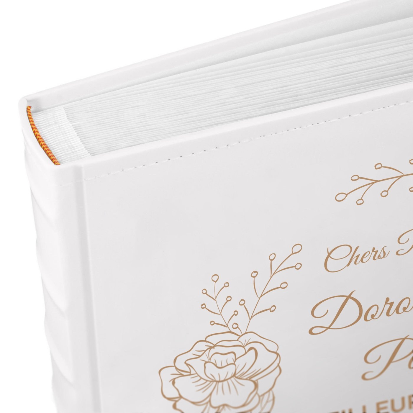 Murrano Personalized Large Format Photo Album for Parent's Wedding Anniversary
