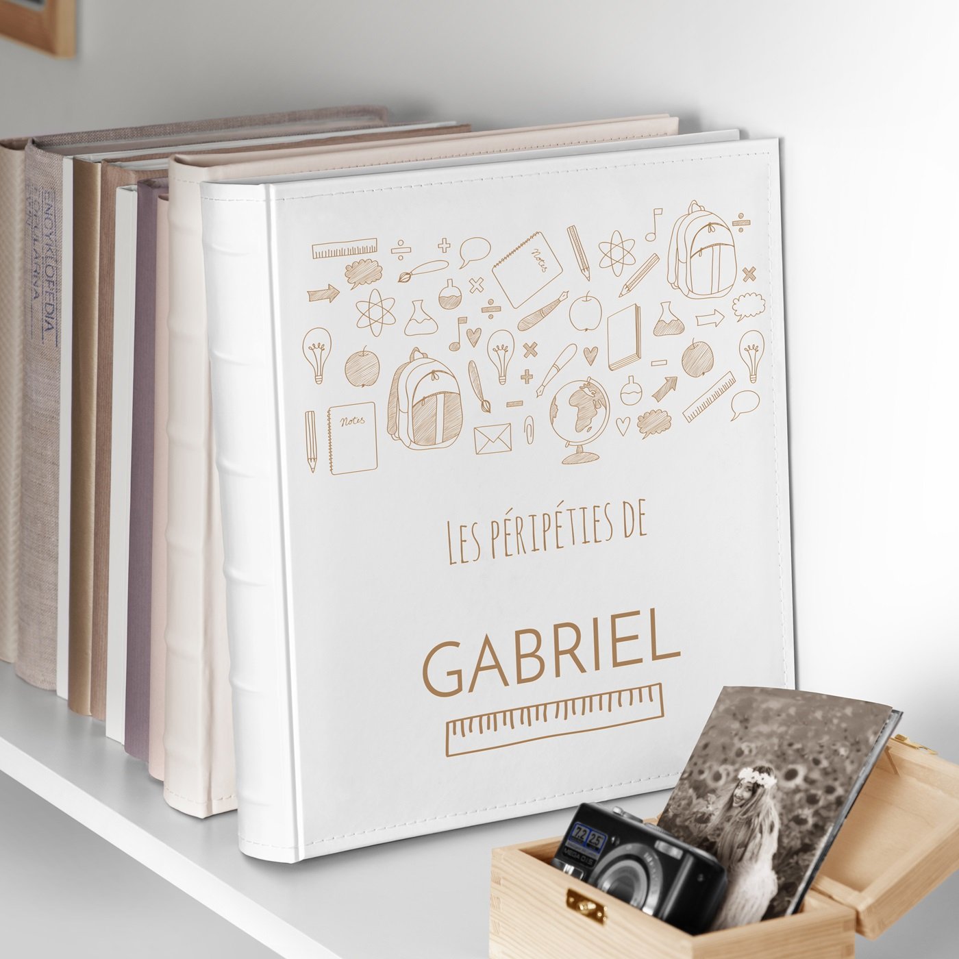 Murrano Custom Large Format Photo Album for Boys