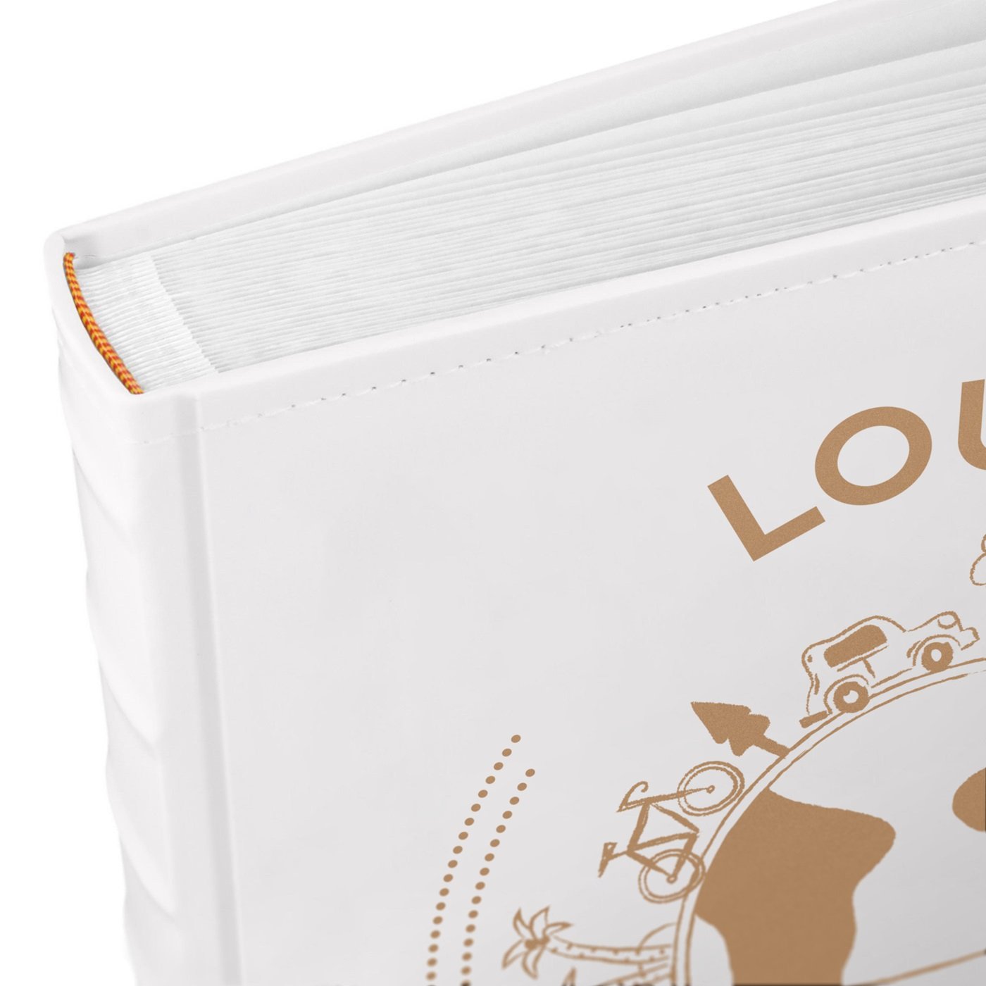 Murrano Large Photo Album with Customization for a Little Traveler