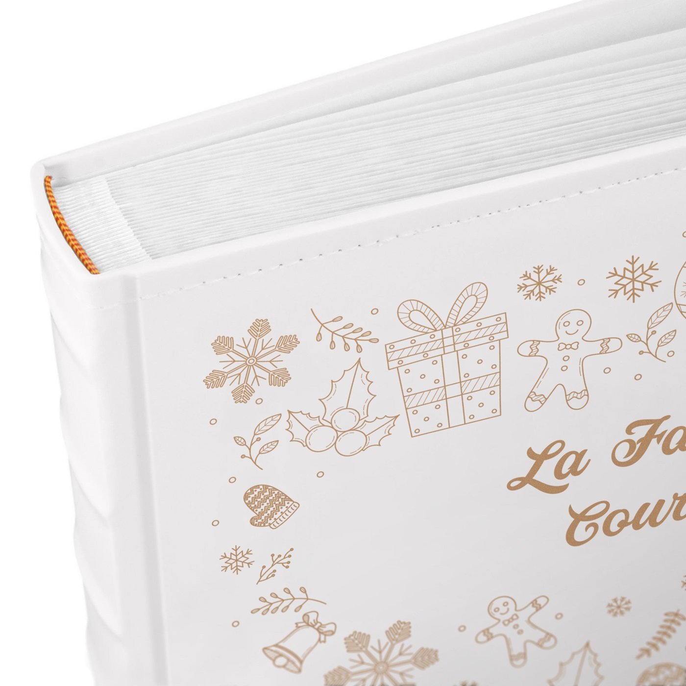 Murrano Large Format Photo Album with Personalization for Family Christmas