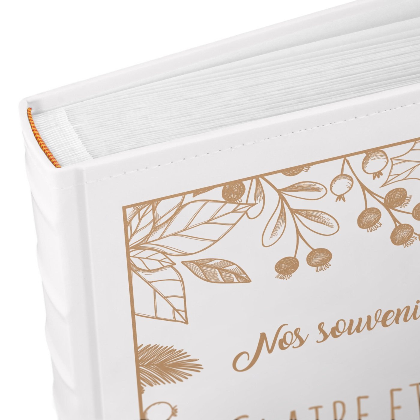Murrano Large Photo Album with Personalization for Couple's Christmas Memories