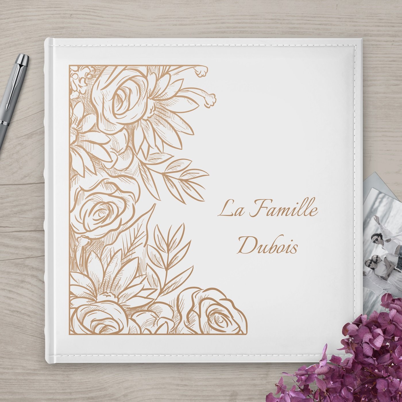 Murrano Large Photo Album with Customization for Family Memories