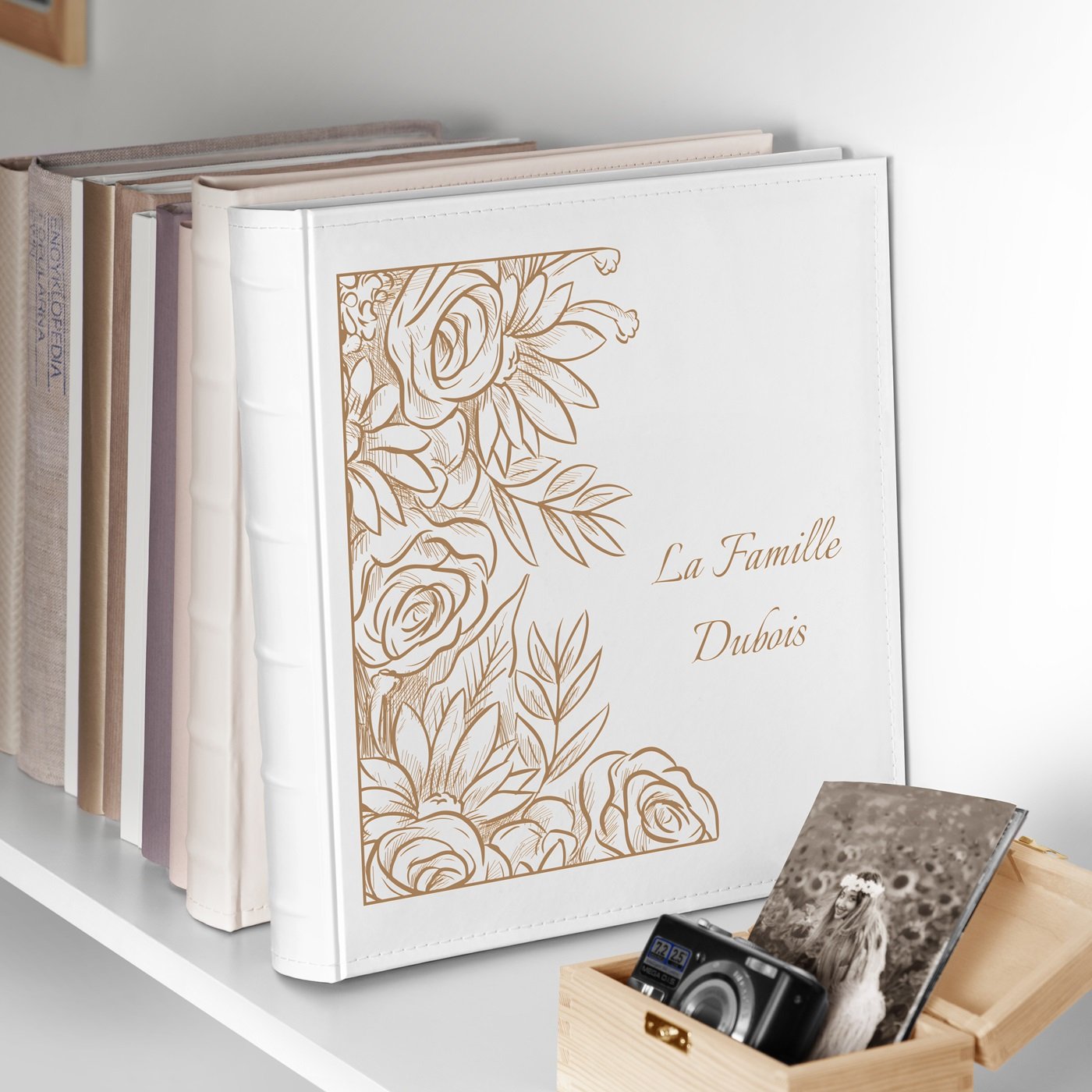 Murrano Large Photo Album with Customization for Family Memories