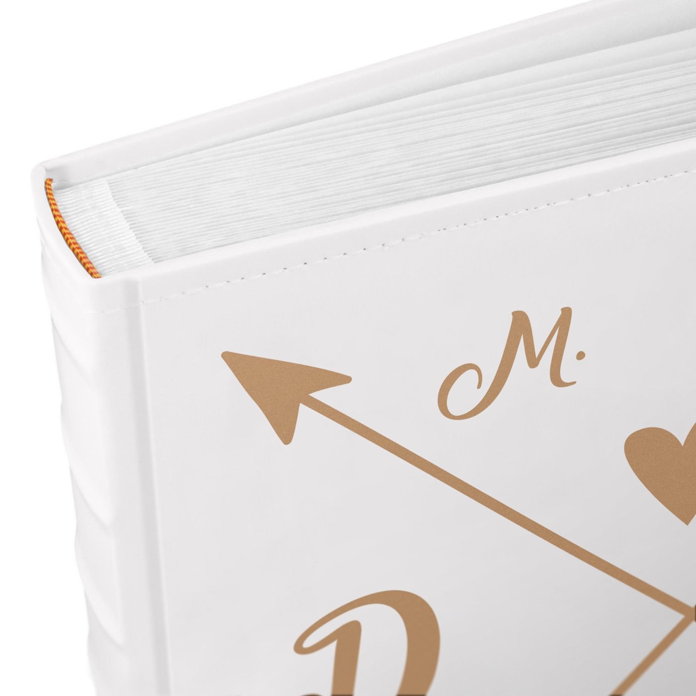 Murrano Personalized Large Format Photo Album for Couple