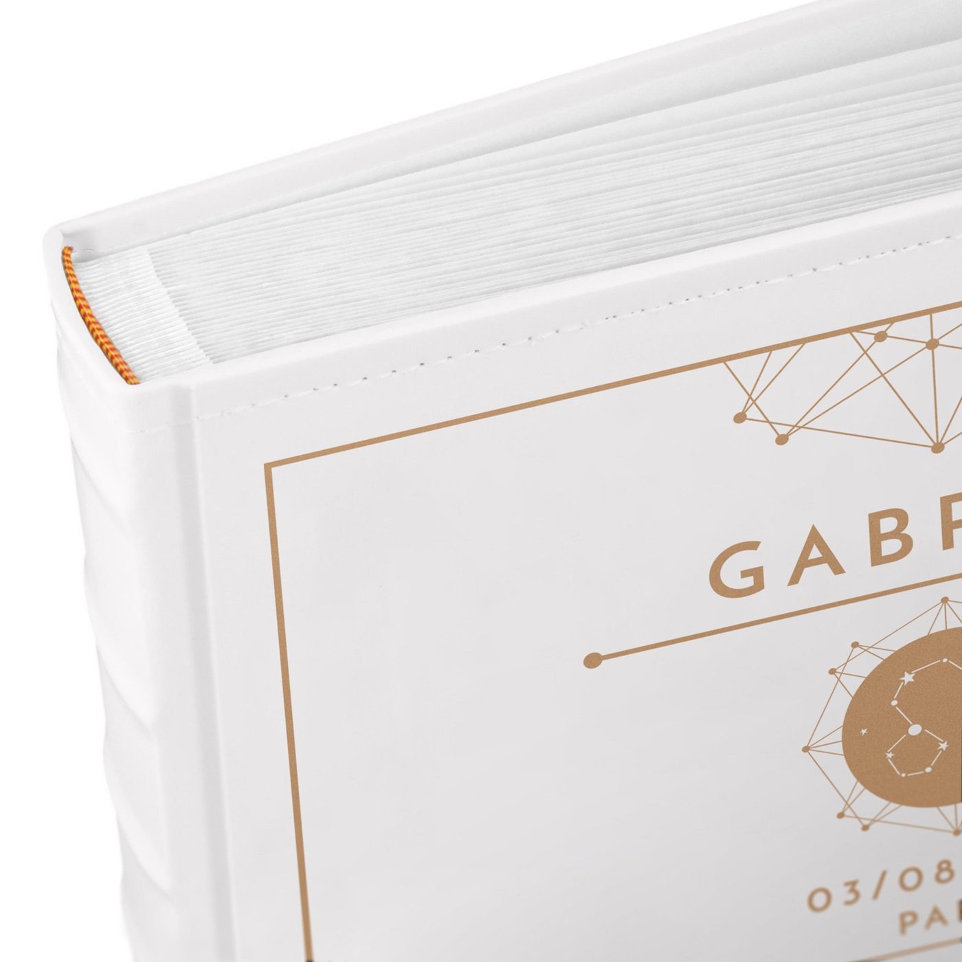 Murrano Large Photo Album with Customization for a Newborn