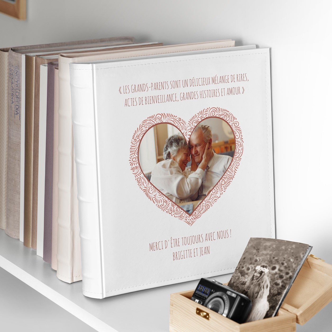 Album photo remerciements de mariage grand-parents Murrano - 10x15