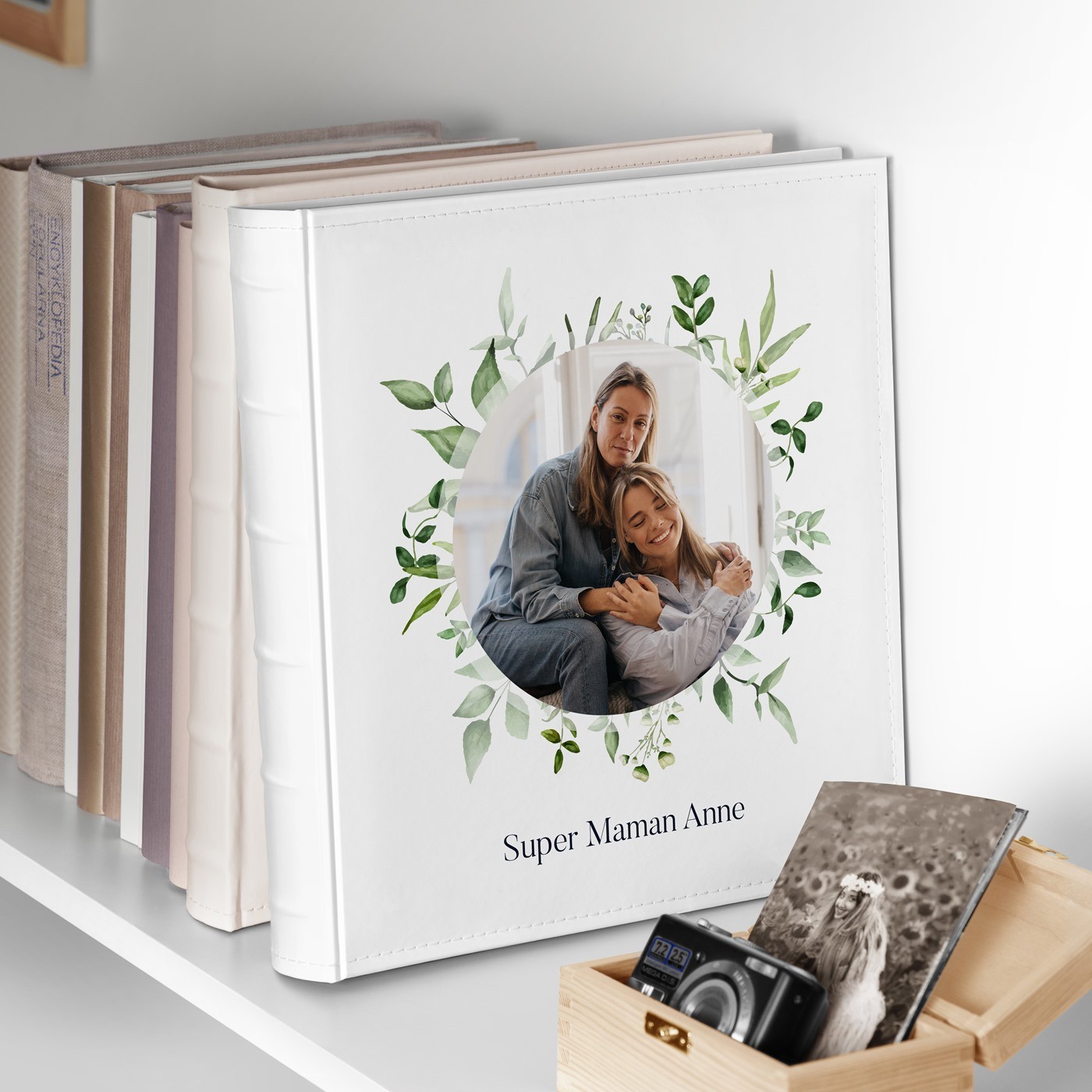Murrano Photo Album 10x15 with Personalized Cover for Mom