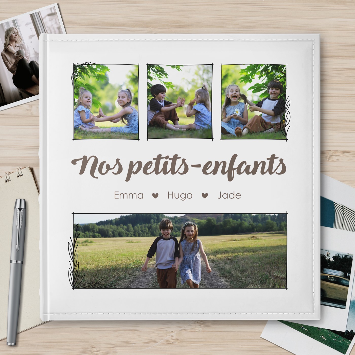 Álbum de fotos Murrano 10x15 para parejas, regalo de aniversario de boda