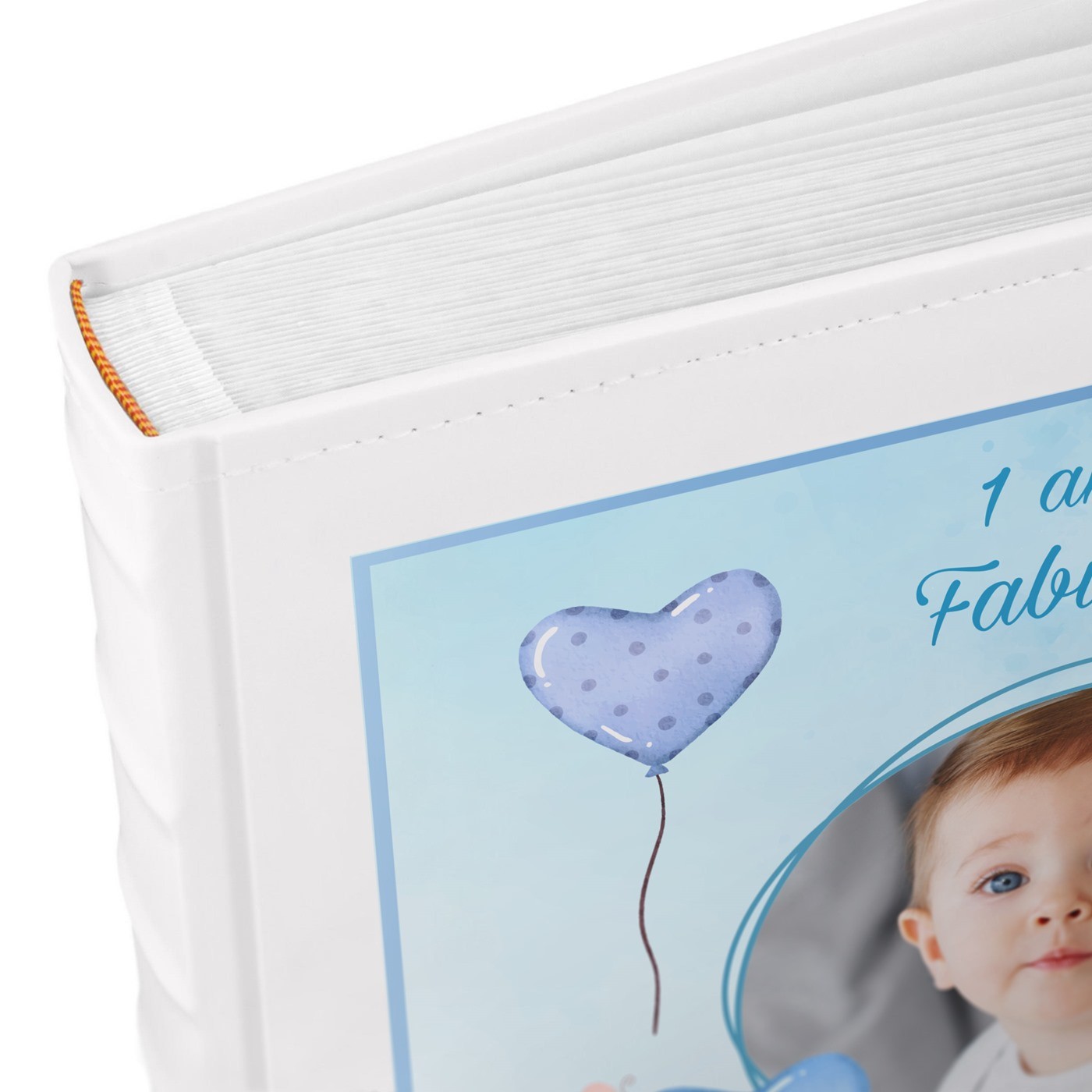 Murrano Photo Album 10x15 for Boy's First Birthday