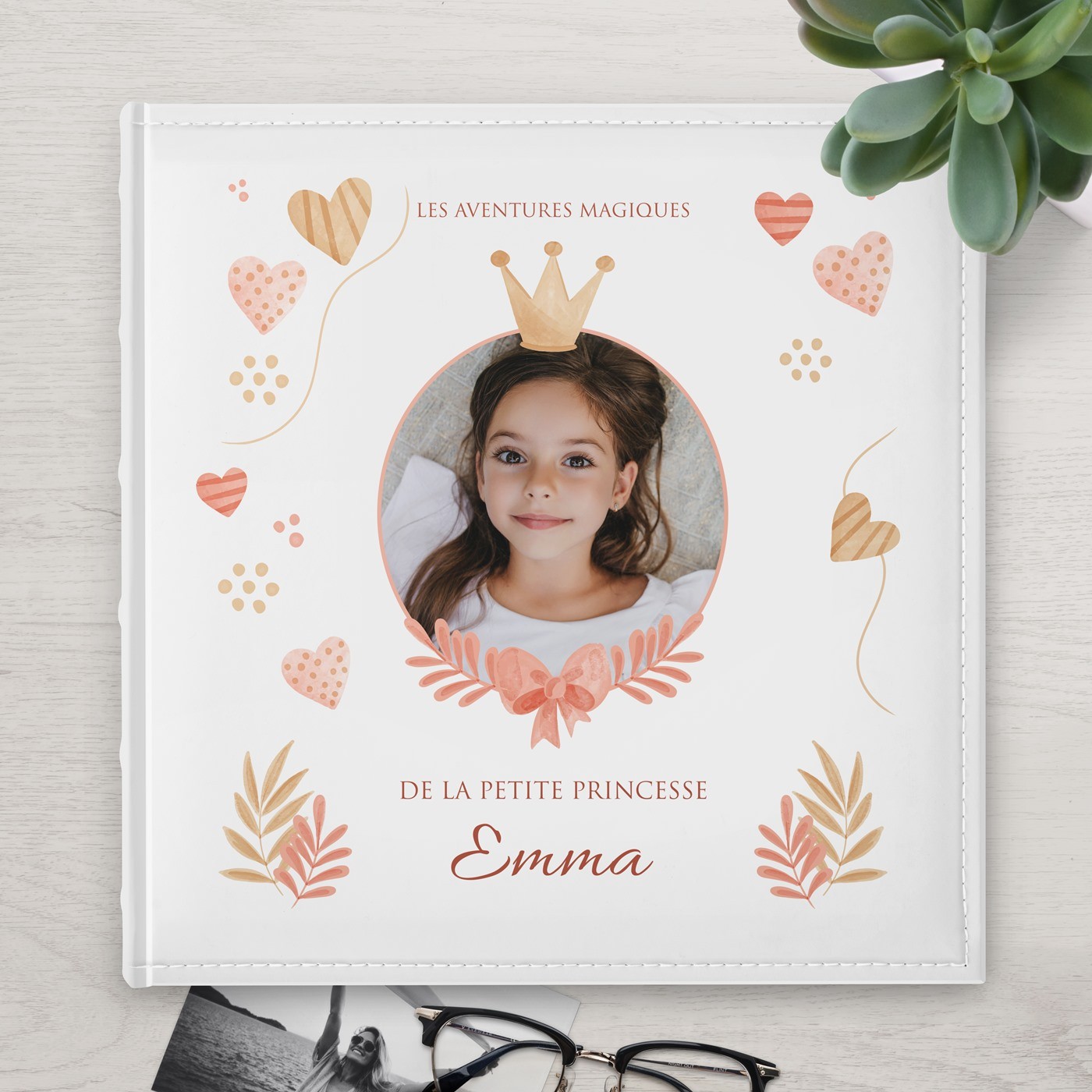 Álbum de fotos Murrano 10x15 para el cumpleaños de una niña
