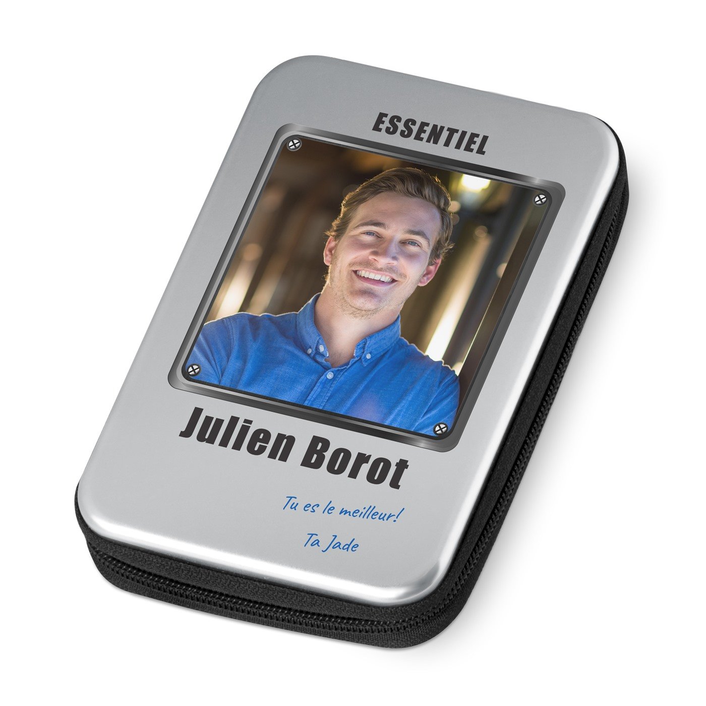 Customized Tool Box for Fiancé with Photo