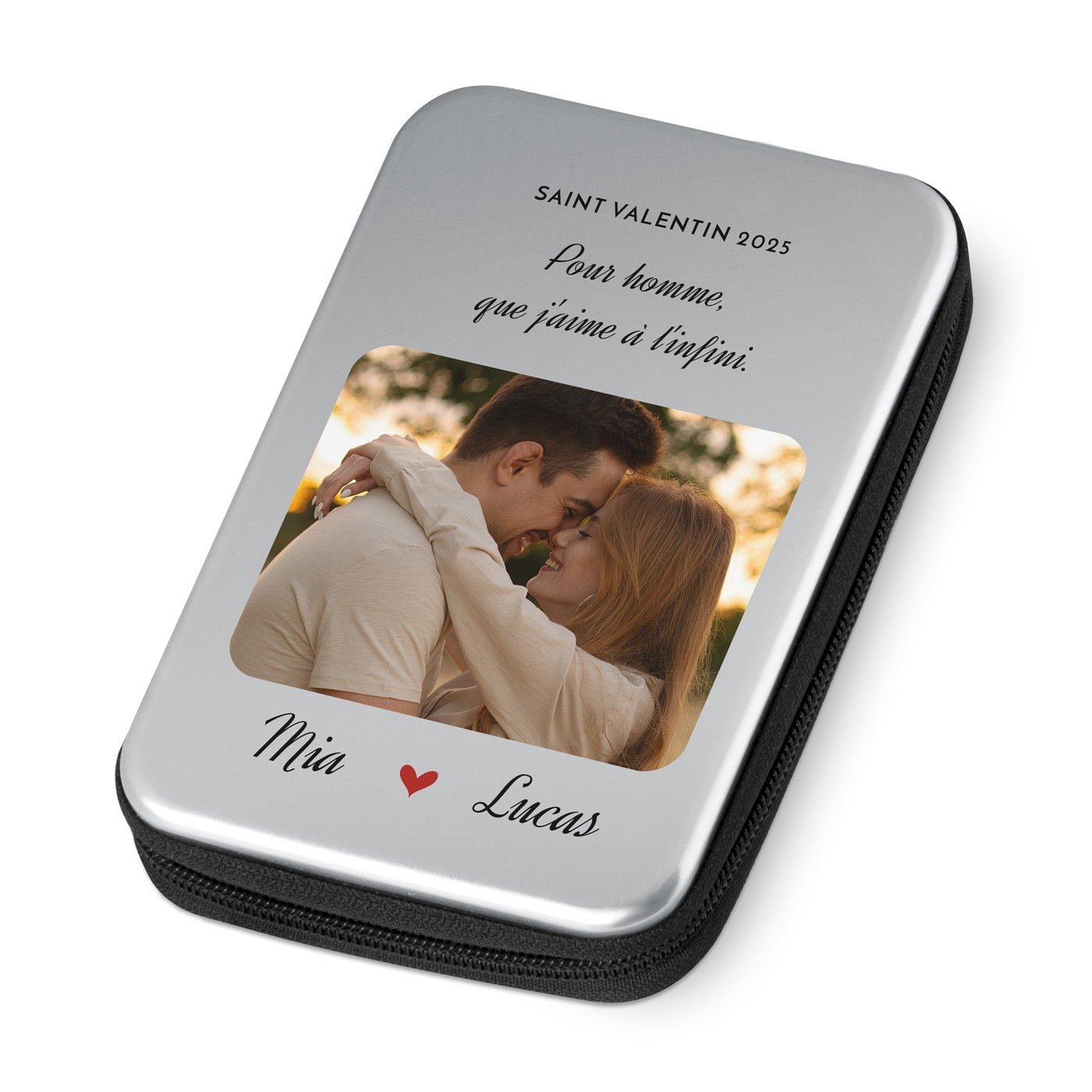 Caja de herramientas personalizada Murrano para el Día de San Valentín