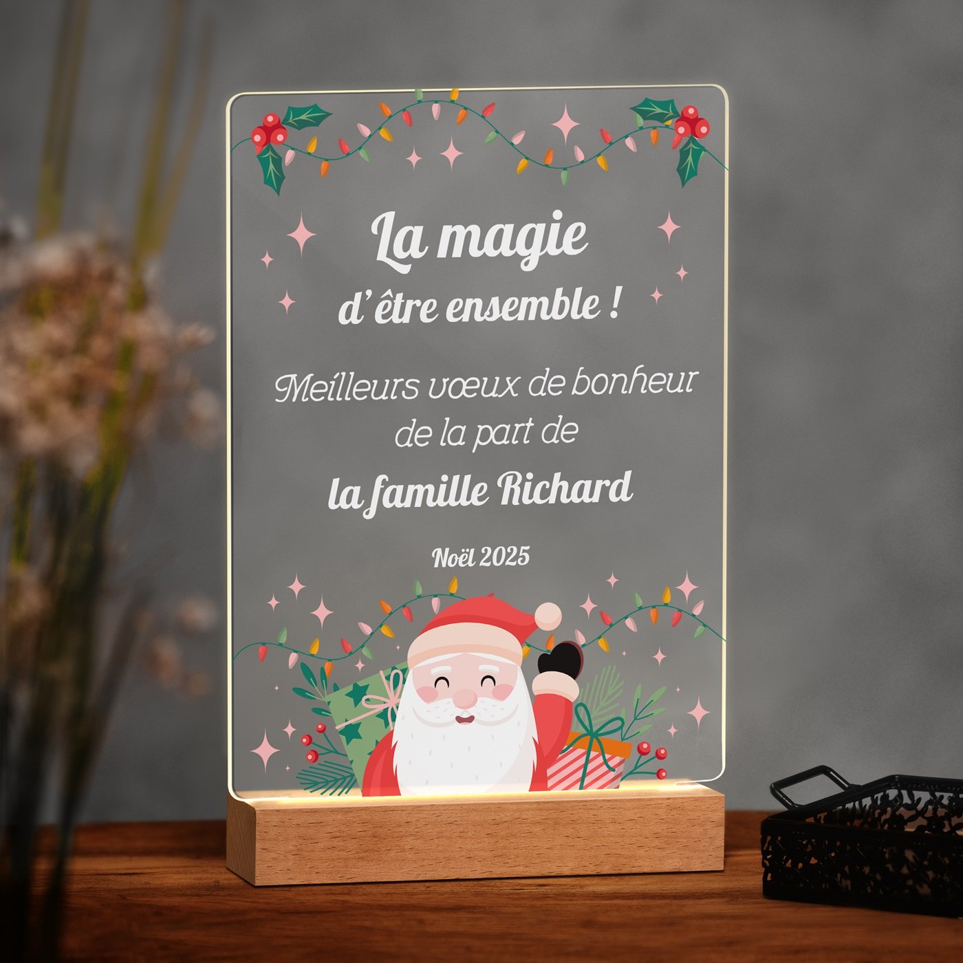 Murrano Customized XL LED Lamp for Christmas