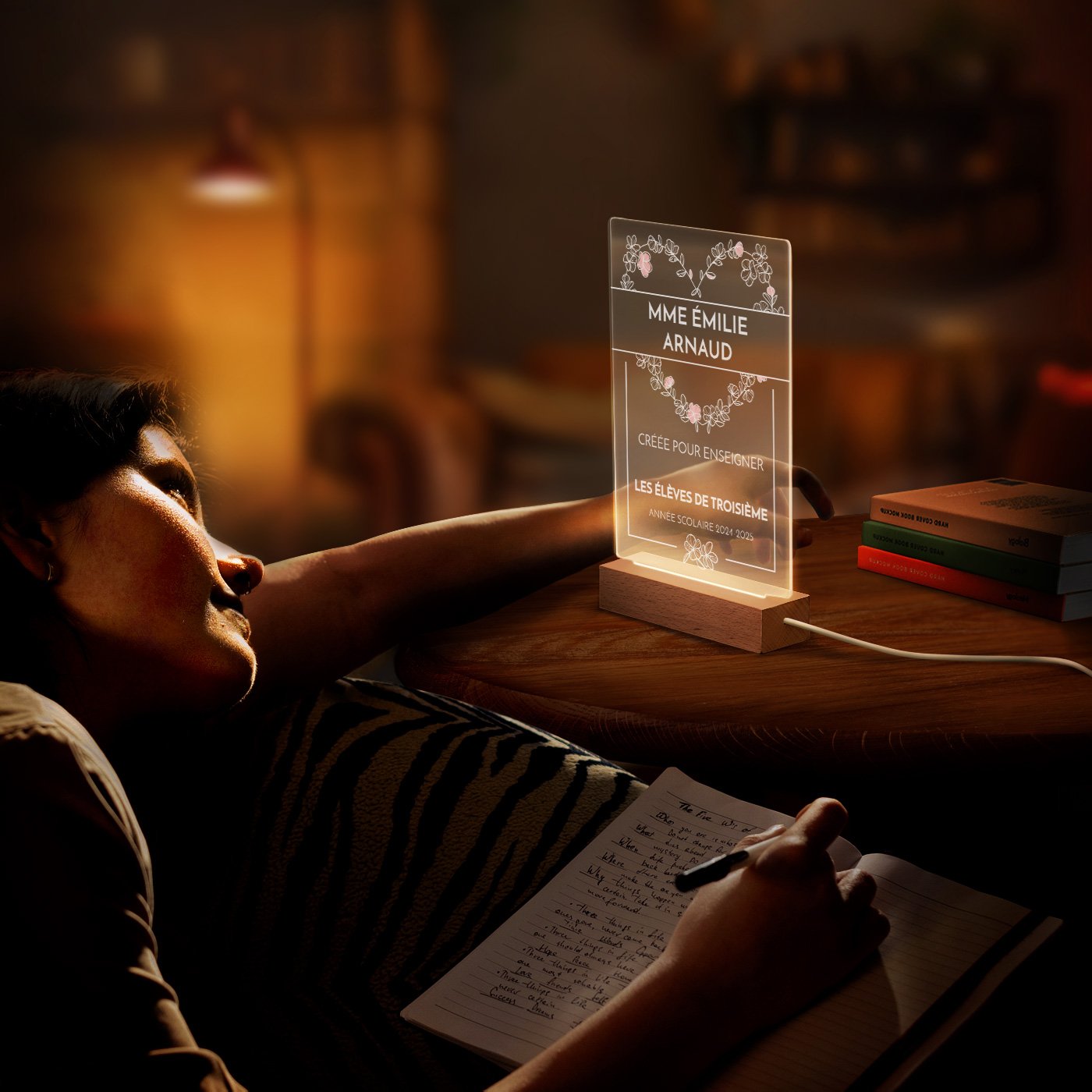 Lámpara LED personalizada Murrano - Tamaño L para profesionales