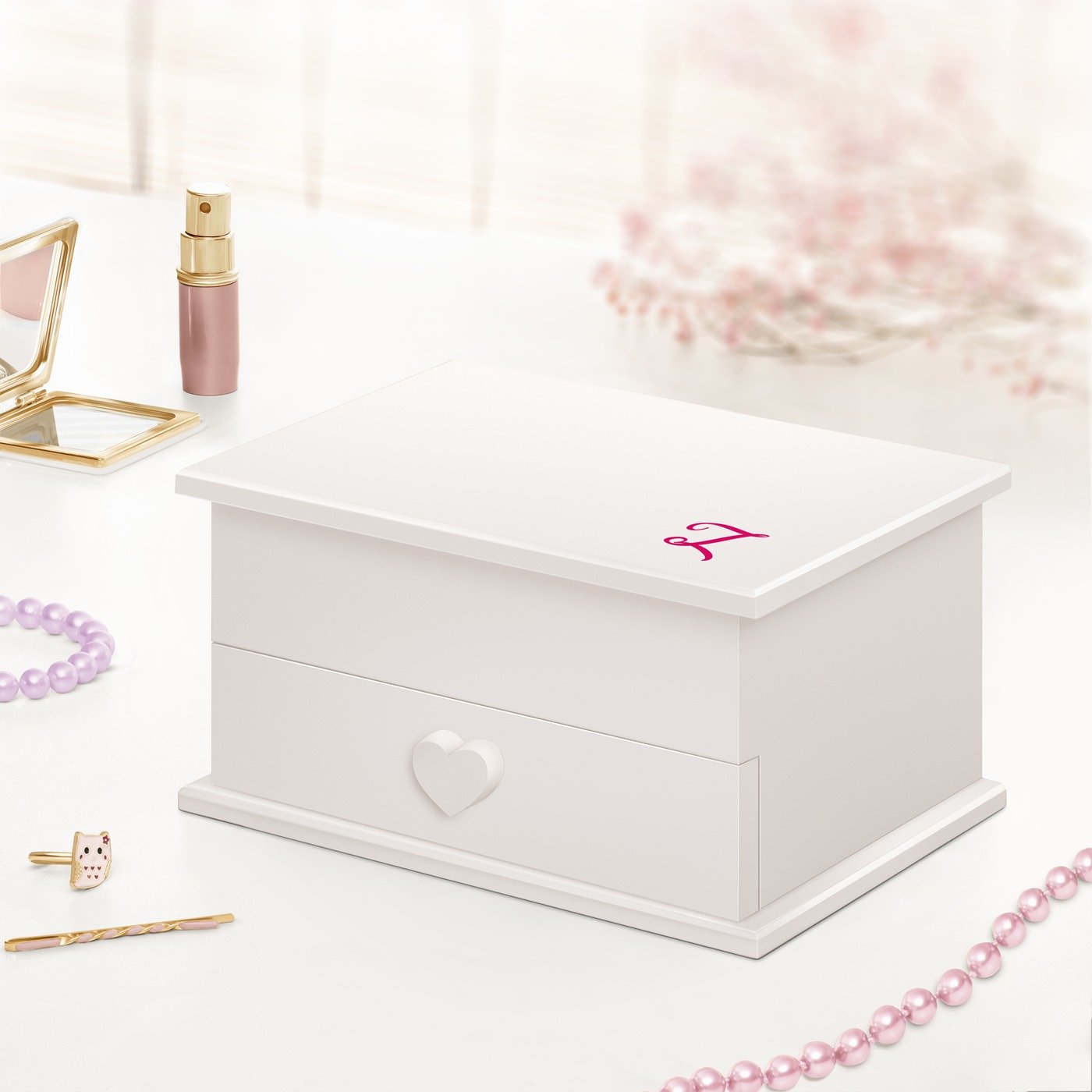 Murrano Personalized Music Box - Drawer for Granddaughter's Birthday