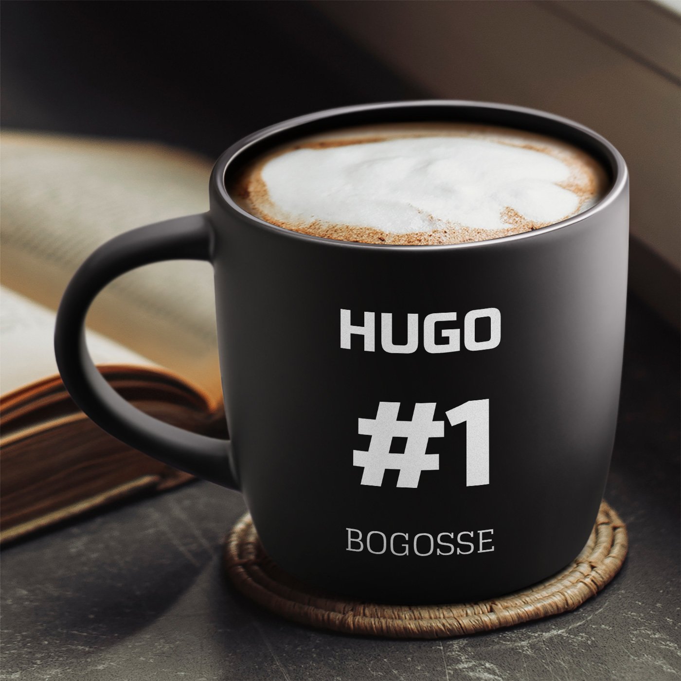 Murrano Ceramic Mug with Laser Engraving for Him - Best Friend, Boyfriend, Valentine's Day