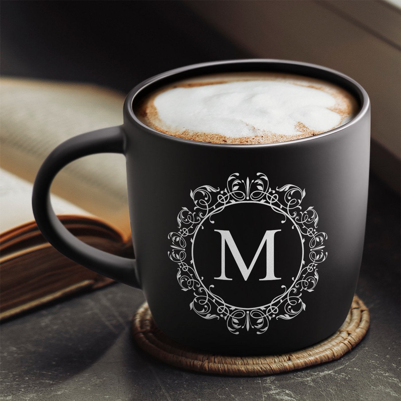 Mug de cerámica Murrano con grabado láser para ella o él, aniversario