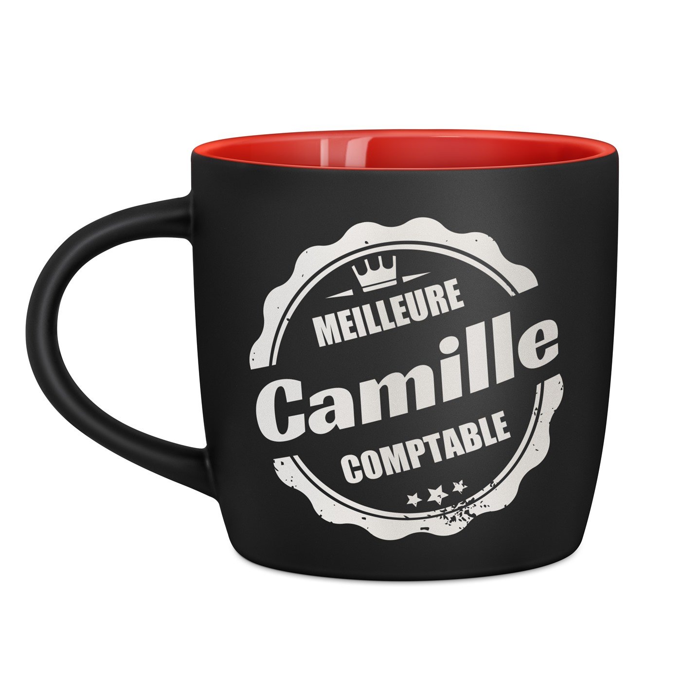 Taza de cerámica Murrano personalizada con grabado para compañero contador promoción