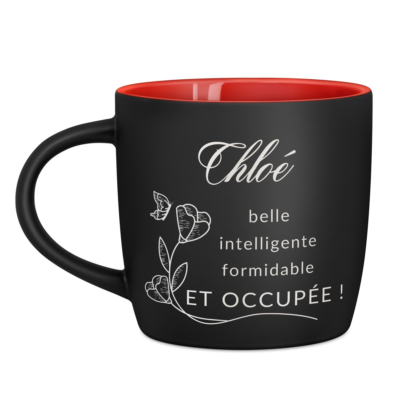 Murrano Ceramic Mug with Personalized Engraving for Woman - Anniversary Gift