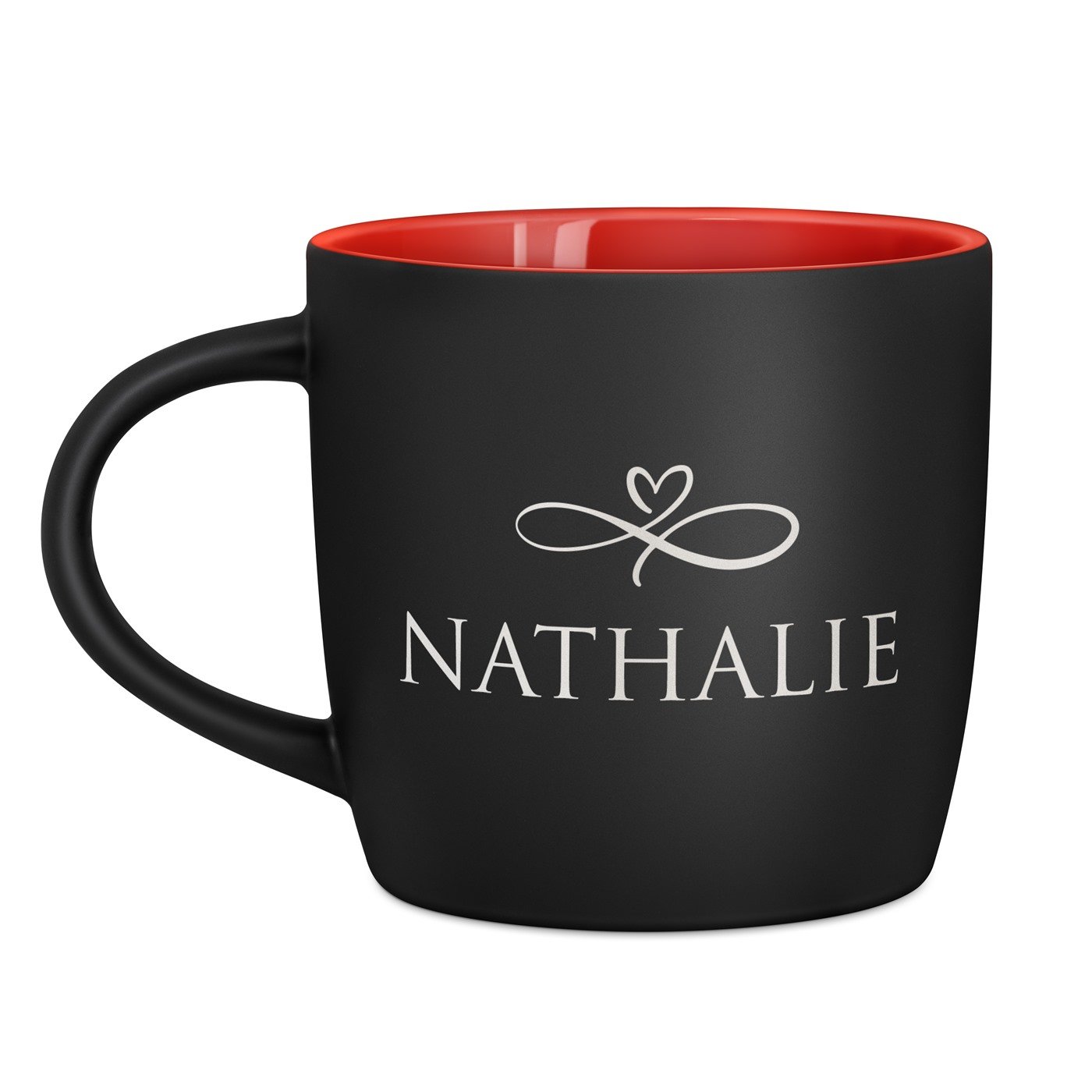 Mug de cerámica Murrano con grabado personalizado para regalo de cumpleaños o Día de San Valentín de mujer