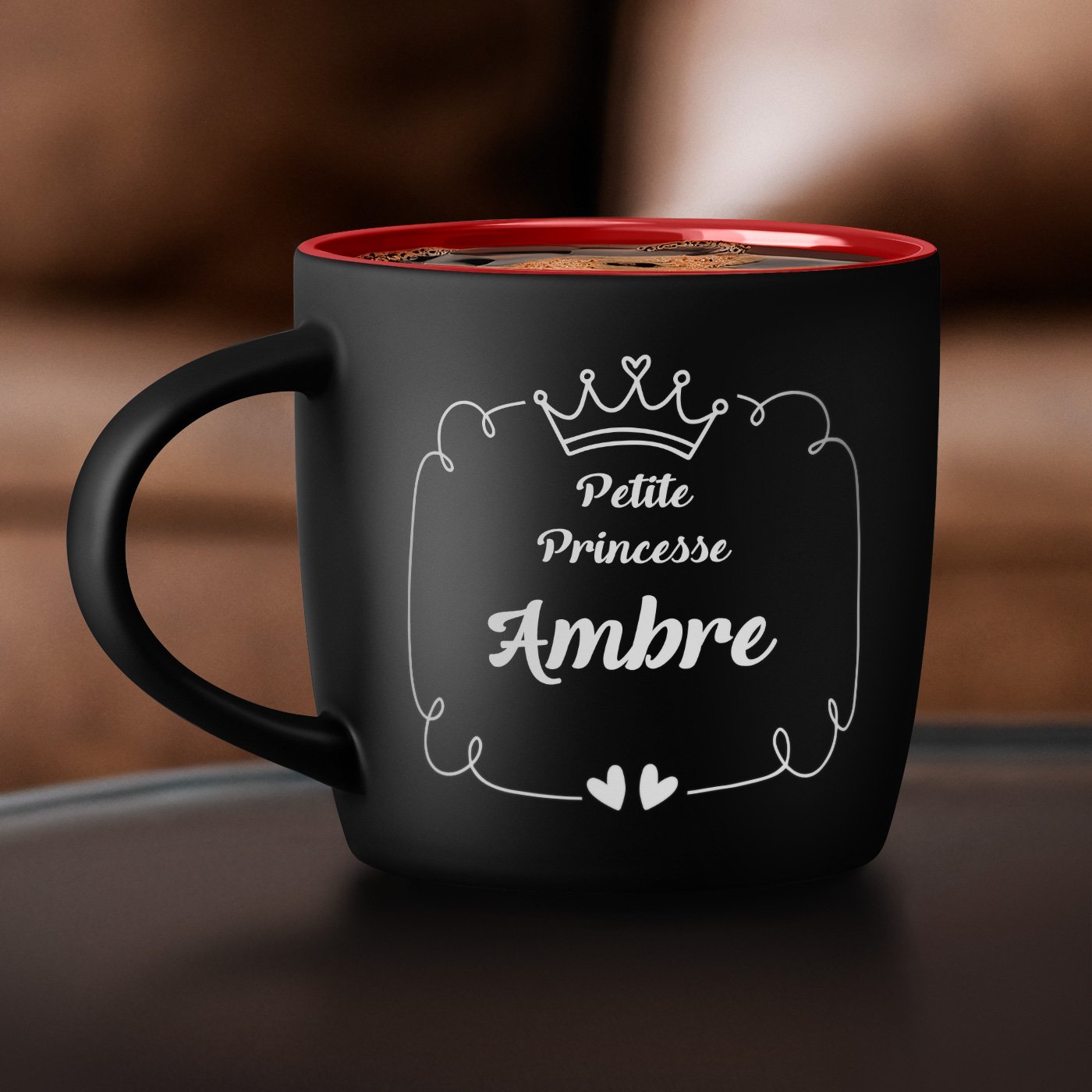 Taza de cerámica Murrano personalizada para un cumpleaños, para hija o nieta