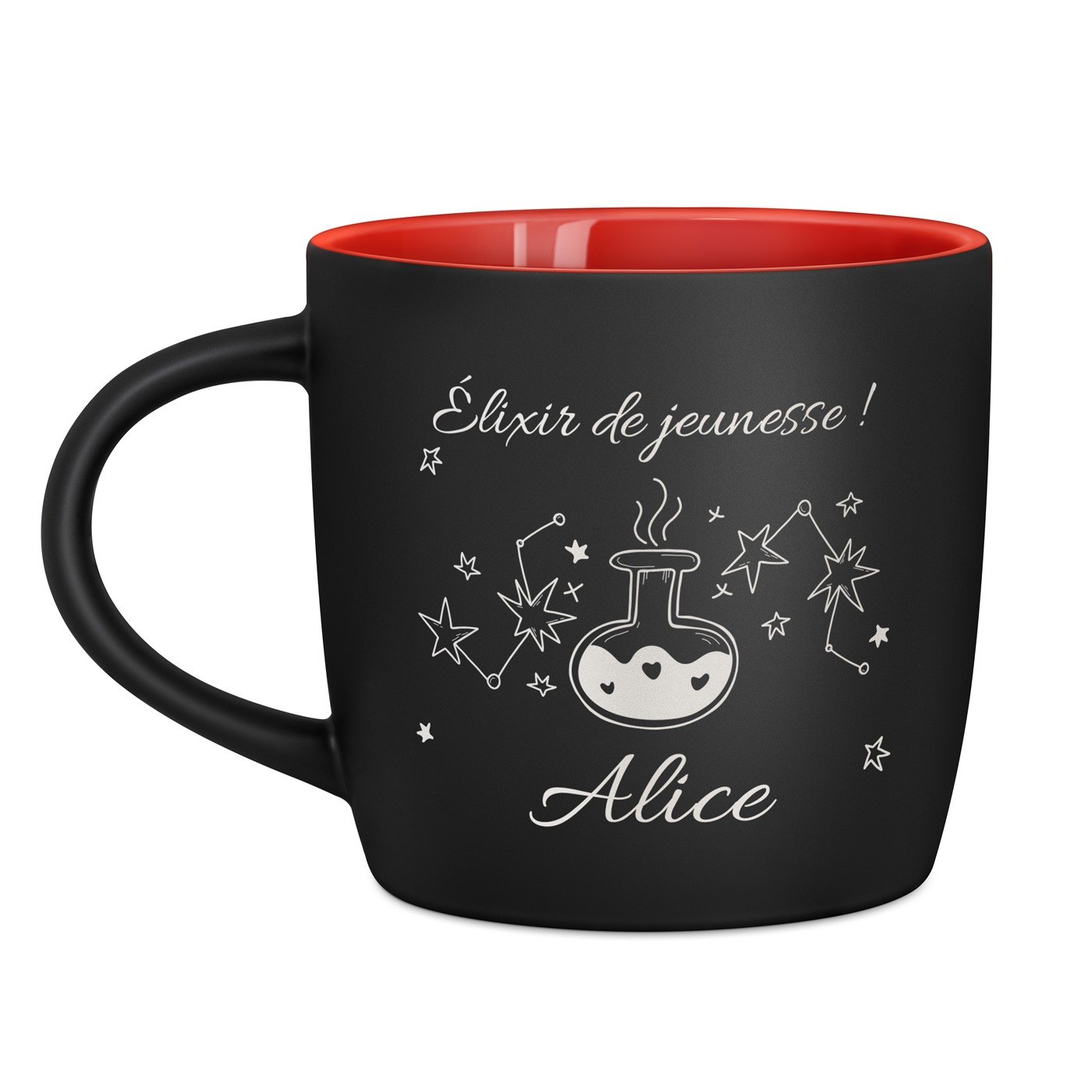 Taza de cerámica Murrano con grabado personalizado para mujer - Regalo de aniversario