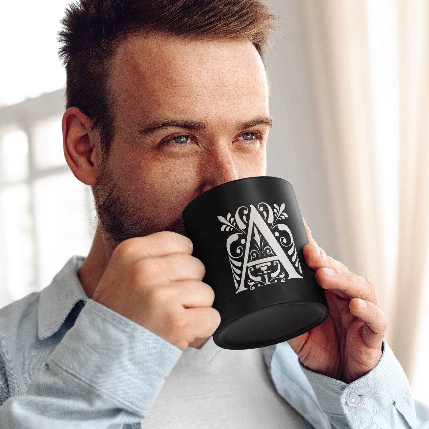 Set de tazas de cerámica personalizadas Murrano para parejas