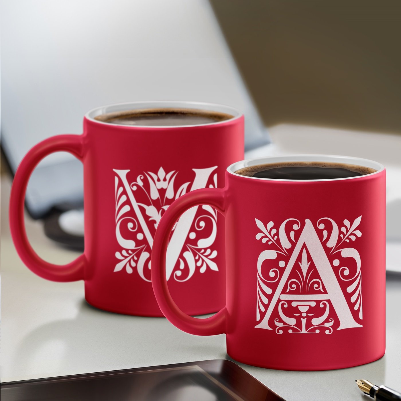 Set de tazas de cerámica Murrano para parejas