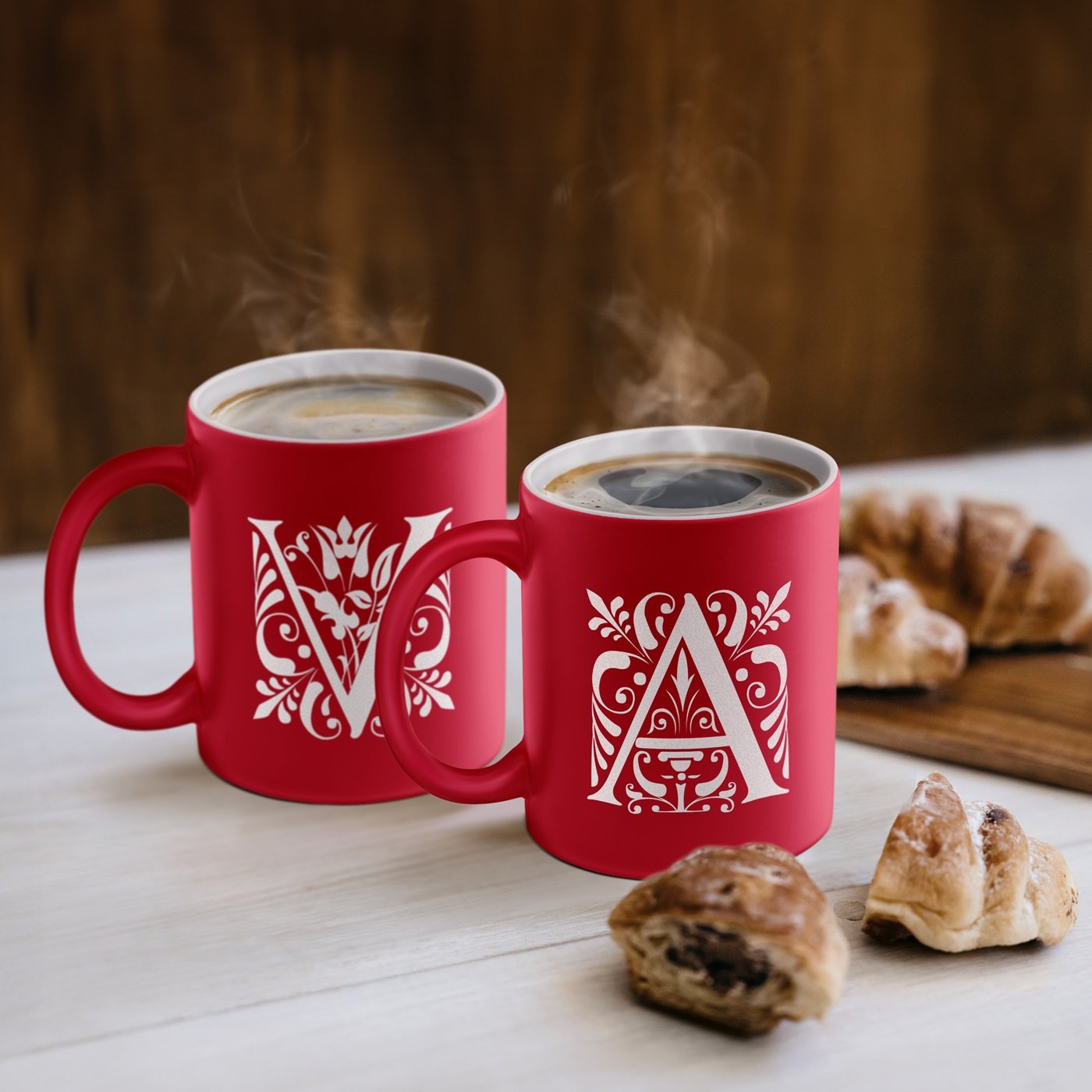 Set de tazas de cerámica Murrano para parejas