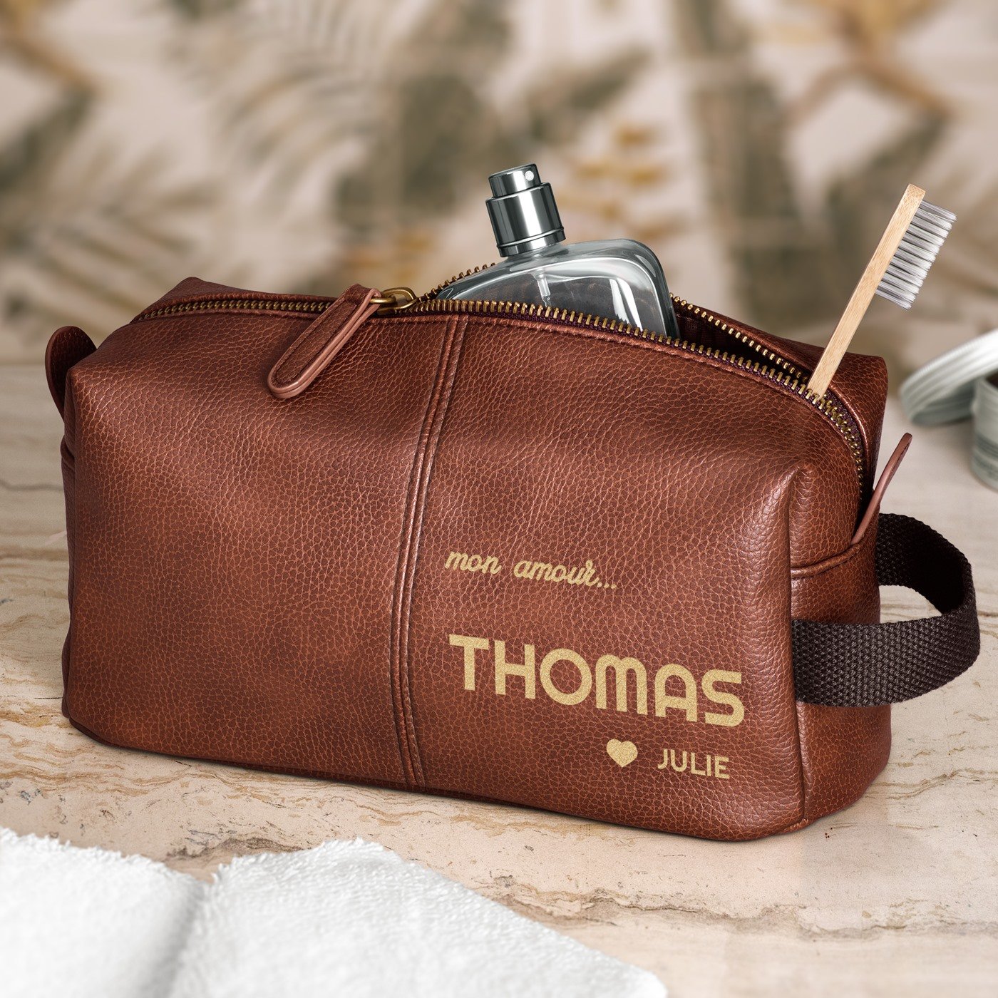 Kit de aseo personalizado Murrano para prometido/esposo