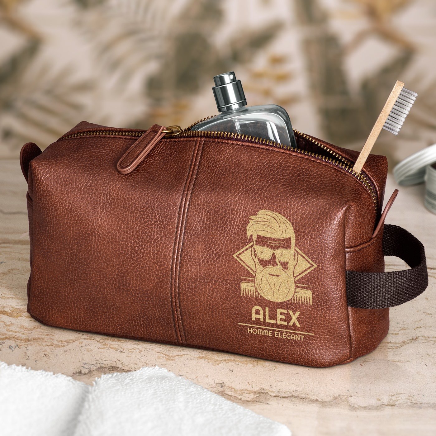 Murrano Personalized Toilet Kit for Bearded Men