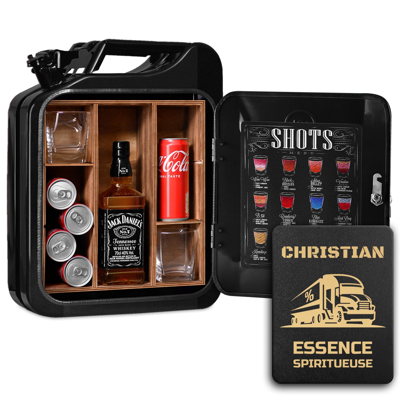 Minibar Jerrán Murrano con Grabado - Regalo para Conductor de Autobús