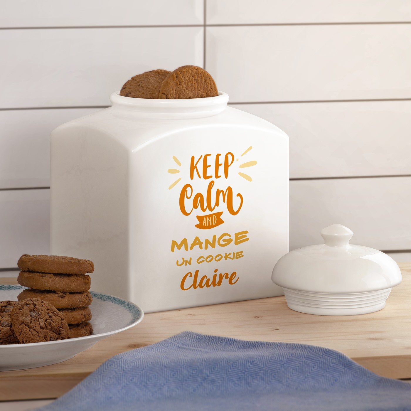 Murrano Ceramic Cookie Jar - Personalized for Cookie Lovers