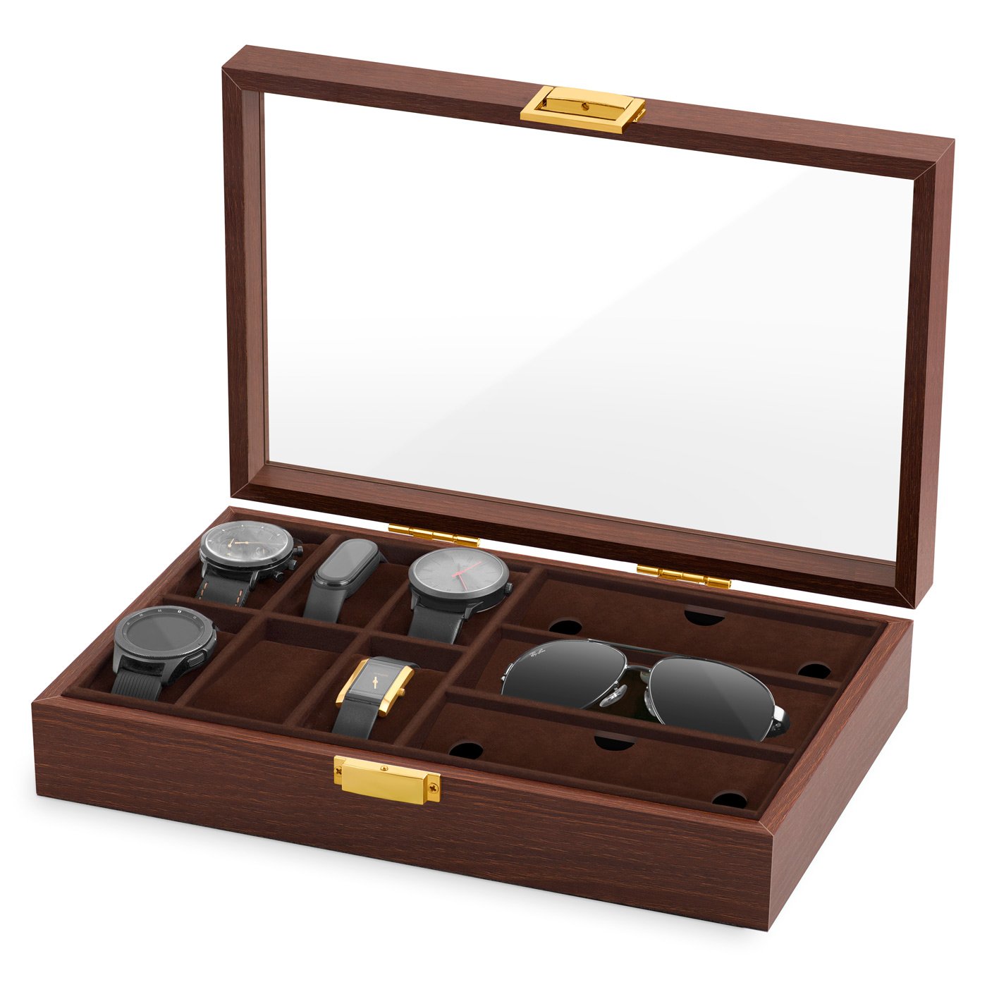 Murrano Personalized Watch and Glasses Box