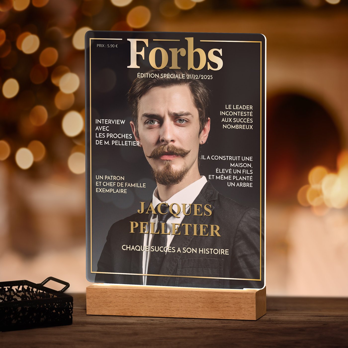 Marco personalizado Murrano XL LED (portada de revista Forbs)