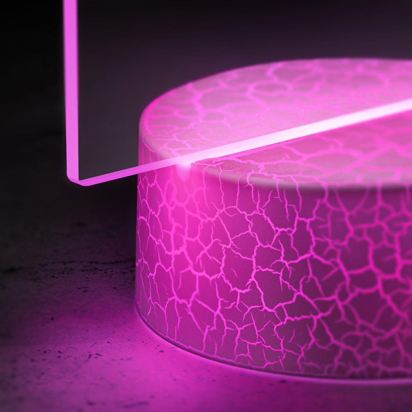 Lámpara LED Murrano 3D personalizada con impresión para el mejor tirador