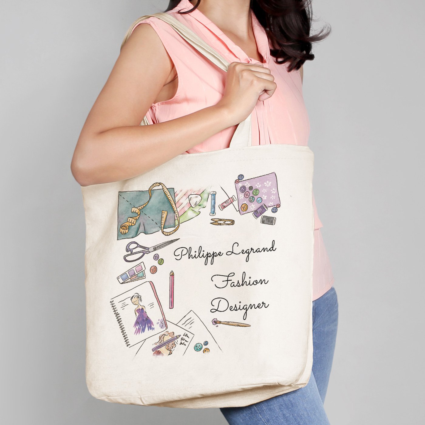 Murrano Personalized Tote Bag for Fashion Designer