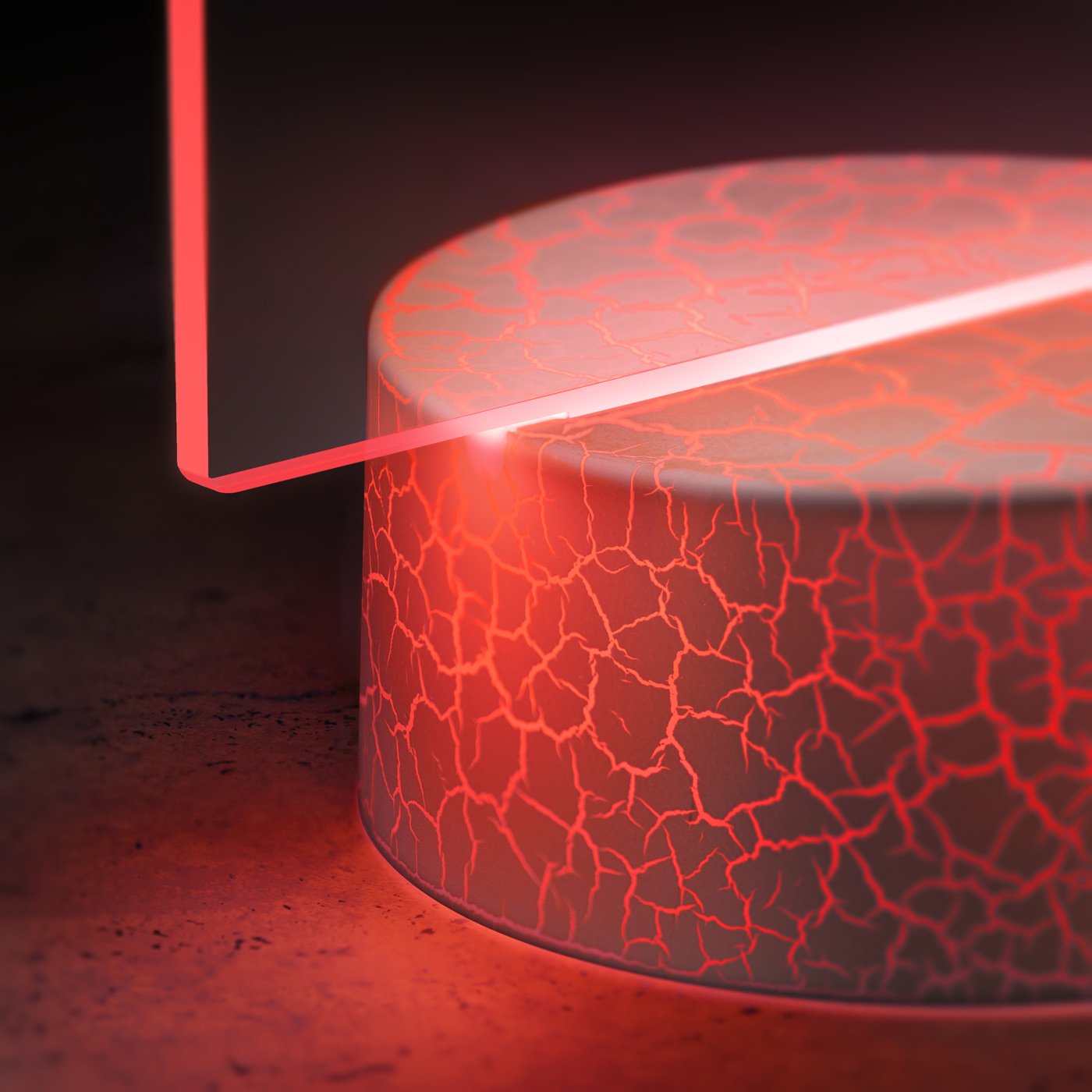 Murrano Infinity Love 3D LED Lamp