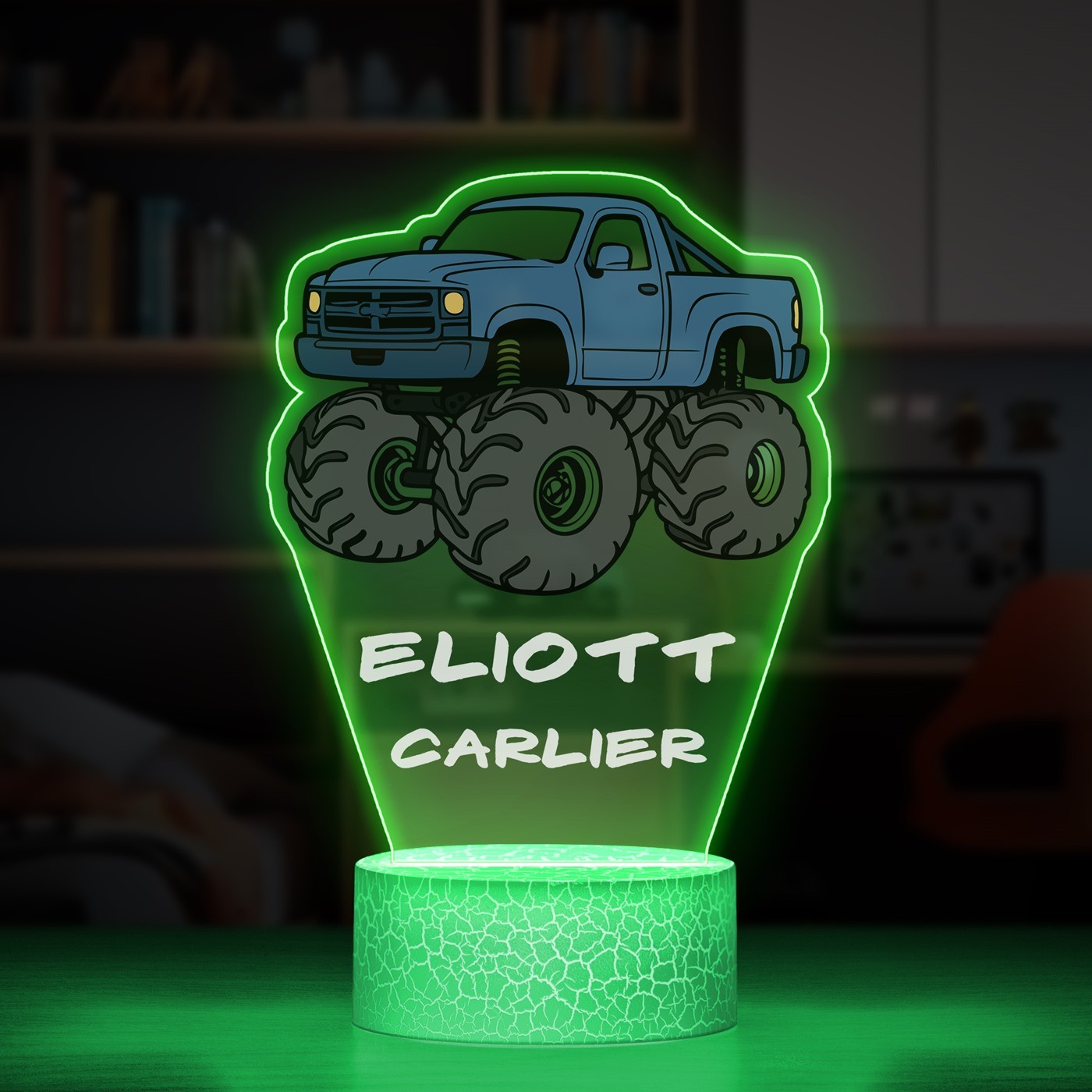 Lampe 3D LED Monster Truck Murrano