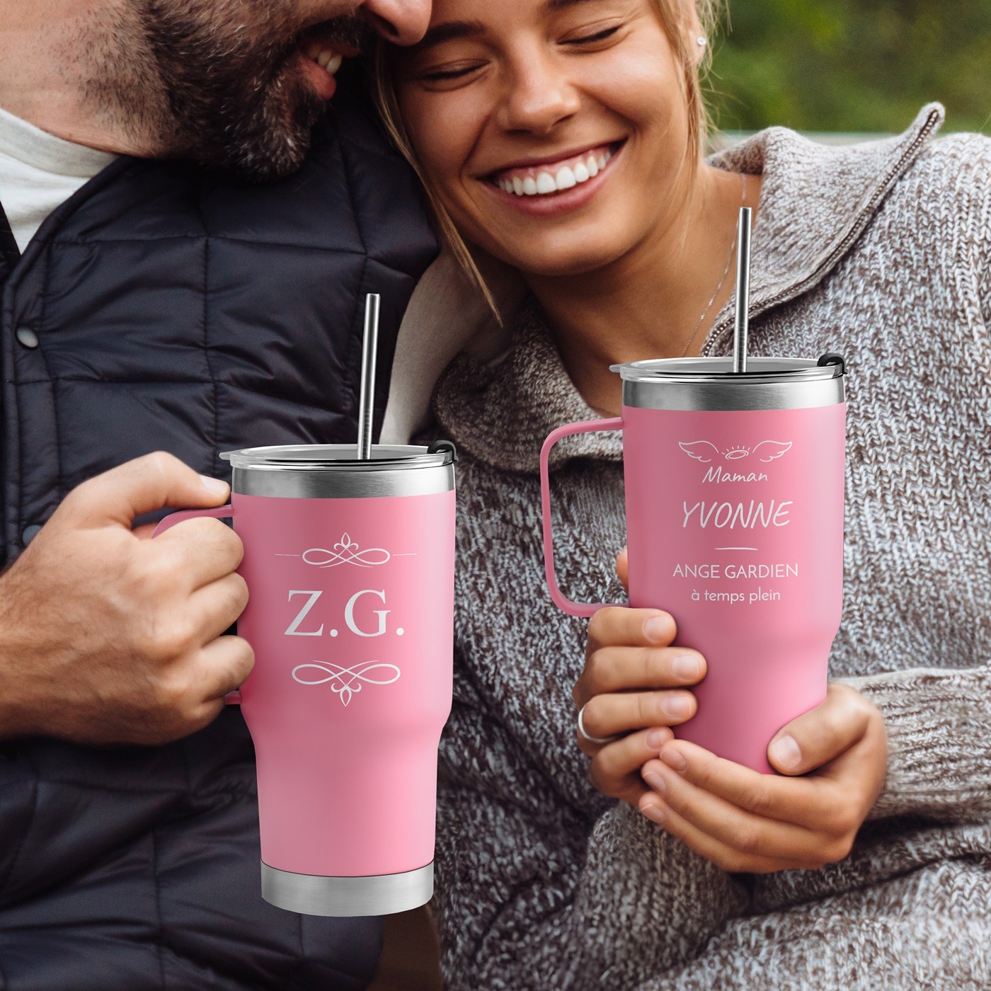 Tasse thermique personnalisée Murrano pour la fête des mères